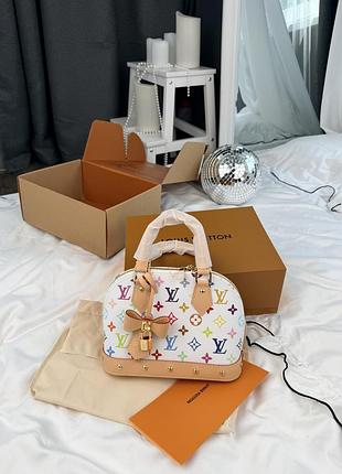 Louis vuitton alma bb monogram multicolore murakami 24х17х11