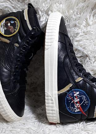 Високі шкіряні кеди, кросівки vans, 41 розмір