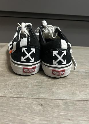 Кеди vans & off white 3