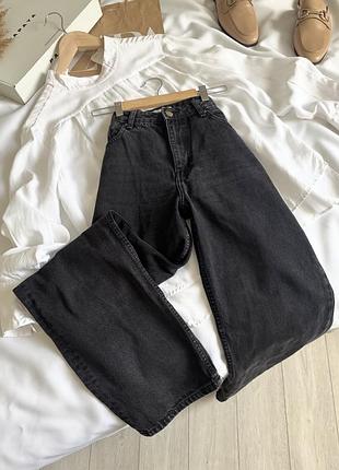 Джинси фасону wide leg xxs/xs
