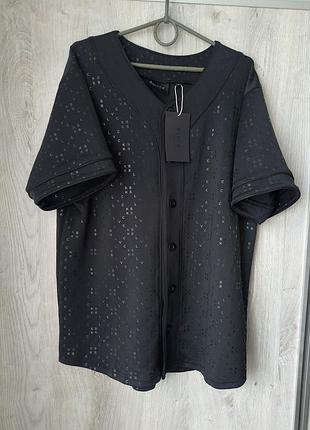Рубашка джерси blvck paris оригинал 50-52р. унисекс