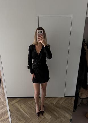 Міні сукня під замшу zara