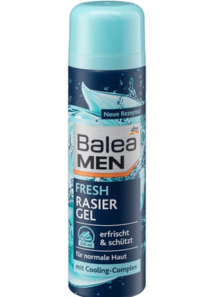 Balea men гель для гоління fresh, для нормальної шкіри 200мл.