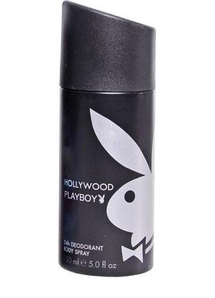 Дезодорант парфумований чоловічий playboy hollywood 150мл.