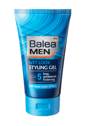 Гель для волосся balea men wet look 150мл.