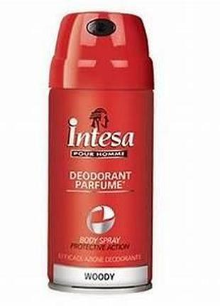 Дезодорант парфумований чоловічий intesa pour homme woody 150мл.