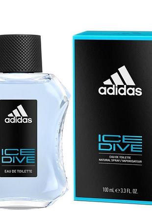 Туалетна вода чоловіча adidas ice dive 100мл.