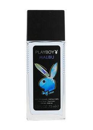 Парфумований спрей для тіла чоловічий playboy malibu 75мл. скло.