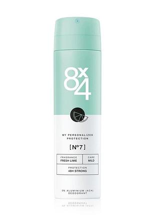 Дезодорант-антиперспірант жіночий 8x4 №7 fresh lime 150мл.