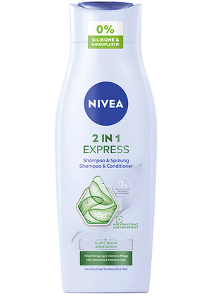 Шампунь+кондиционер для волос nivea 2в1 express, 250 мл