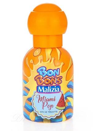 Туалетна вода дитяча malizia bon bons miami pop 50мл.