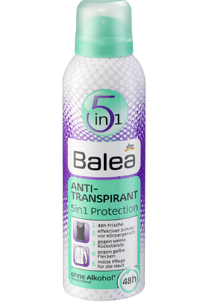 Антиперспірант жіноий balea 5in1protection 200мл.