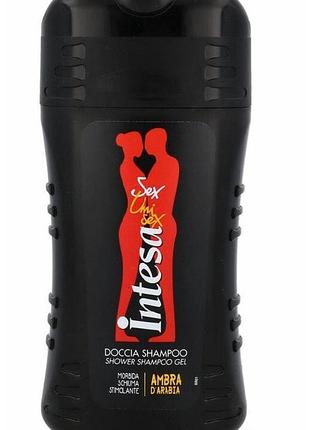 Гель для душу+шампунь для чоловіків і жінок intesa sex unisex ambra d'arabia 250 мл