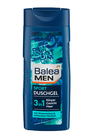 Гель для душу чоловічий balea men sport 3в1 300мл.