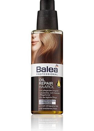 Вiдновлююча олiя для пошкодженого волосся balea professional oil repair intensiv 100 мл