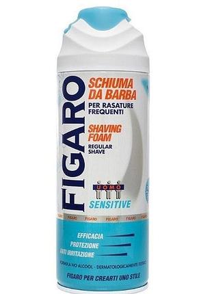 Пена для бритья figaro sensitive для чувствительной кожи 400 мл.