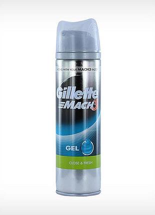 Гель для голiння gillette mach3 200мл. оригiнал