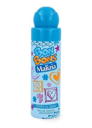 Детская туалетная вода-дезодорант malizia bon bonstropical berry 100мл.