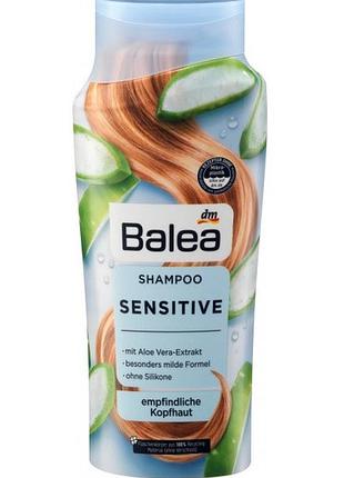 Шампунь для чутливої шкіри голови balea shampoo sensitive 300 мл