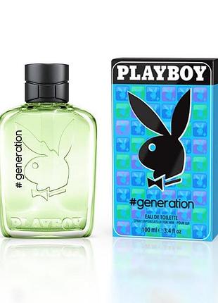 Туалетна вода чоловіча playboy generation 100мл.