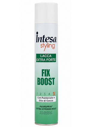Intesa styling лак для волосся екстрасильної фіксації fix boost 500 мл