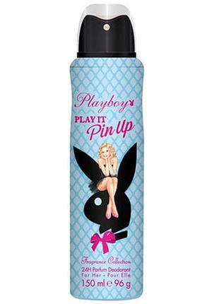 Дезодорант парфумований жіночий playboy play it pin up 150мл.