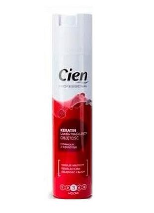 Лак для волосся сильної фіксації з кератином cien professional 250 мл.