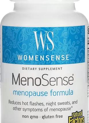 Формула для прийому під час менопаузи (menosense) 90 капсул «natural factors»