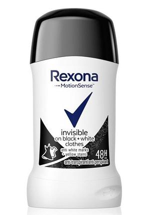 Твердый дезодорант-антиперспирант rexona invisible 40 мл