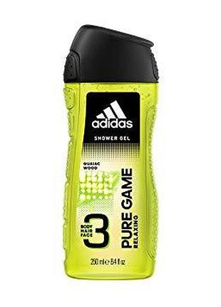 Гель для душу чоловічий 3в1 adidas pure game 250мл.