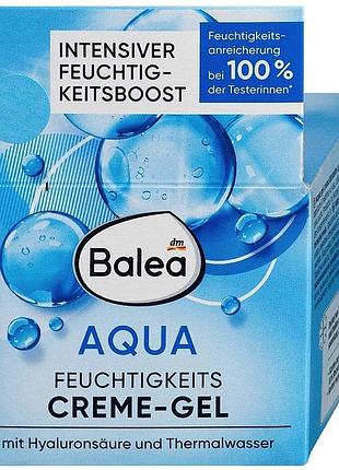Увлажняющий крем-гель для лица balea aqua 50 мл