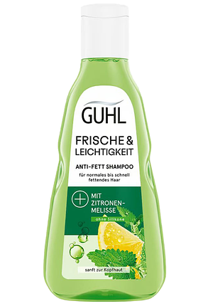 Шампунь для нормального та схильного до швидкого жирніння волосся guhl frische & leichtigkeit 250 мл