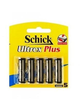 Катріджі для гоління schick ultrex plus 5шт.