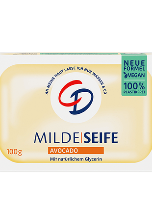 Ніжне гліцеринове мило cd milde seife авокадо 100 гр