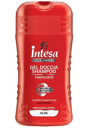Intesa pour homme гель для душу+шампунь чоловічий алоє 250мл.
