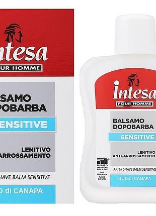 Бальзам после бритья intesa pour homme sensitive для чувствительной кожи 100 мл