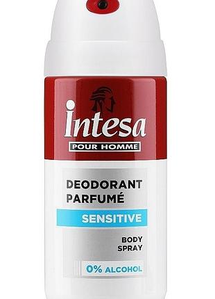 Дезодорант парфюмированный мужской intesa pour homme sensitive 150 мл