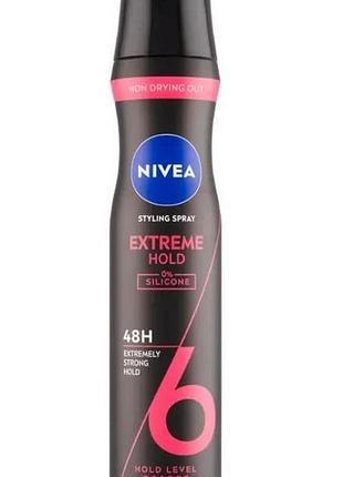 Лак для волос nivea extreme hold 250 мл.
