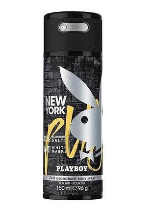 Парфумований дезодорант чоловічий playboy new york 150мл.