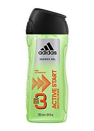 Гель для душу чоловічий 3в1 adidas active start 250мл.