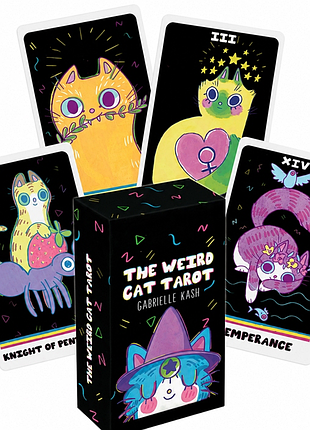 Карти таро дивної кішки (weird cat tarot)