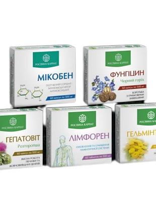 Программа курс очищения организма (месяц) растение карпат