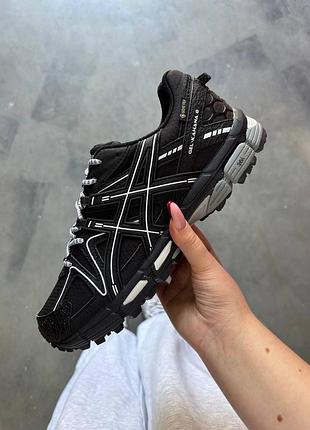 Стильні кросівки asics gel kahana 8 black grey goretex