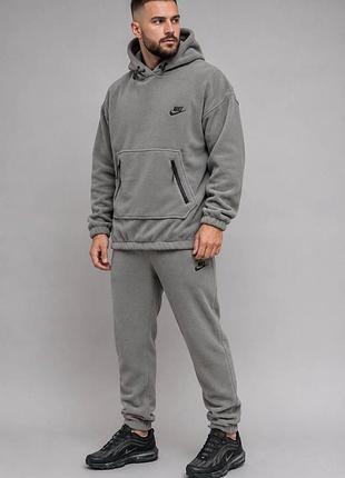 Зимовий чоловічий спортивний костюм nike polar fleece