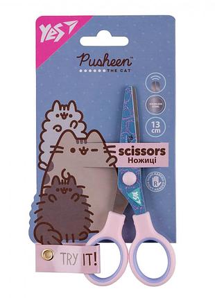 Ножницы yes pusheen 13см с принтом на лезвии