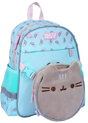Легкий рюкзак в детский сад малый yes pusheen 550469 дошкольный рюкзак для изменения в детский сад для девочек детские рюкзаки