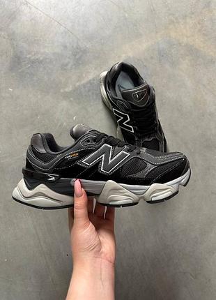 Стильні кросівки new balance 9060 black cordura termo