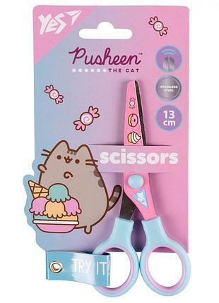 Ножницы yes pusheen 13см с принтом на лезвии