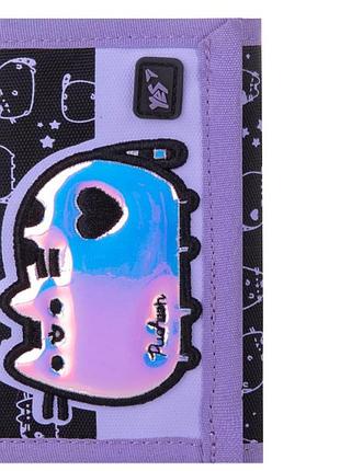 Детский кошелек на липучке для девочек фиолетовый yes pusheen 537182 детские кошельки для школьника на молнии текстиль
