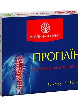 Пропаин растение карпат 60 капсул гибкость позвоночника и суставов поддержка и восстановление опорно-двигательного аппарата